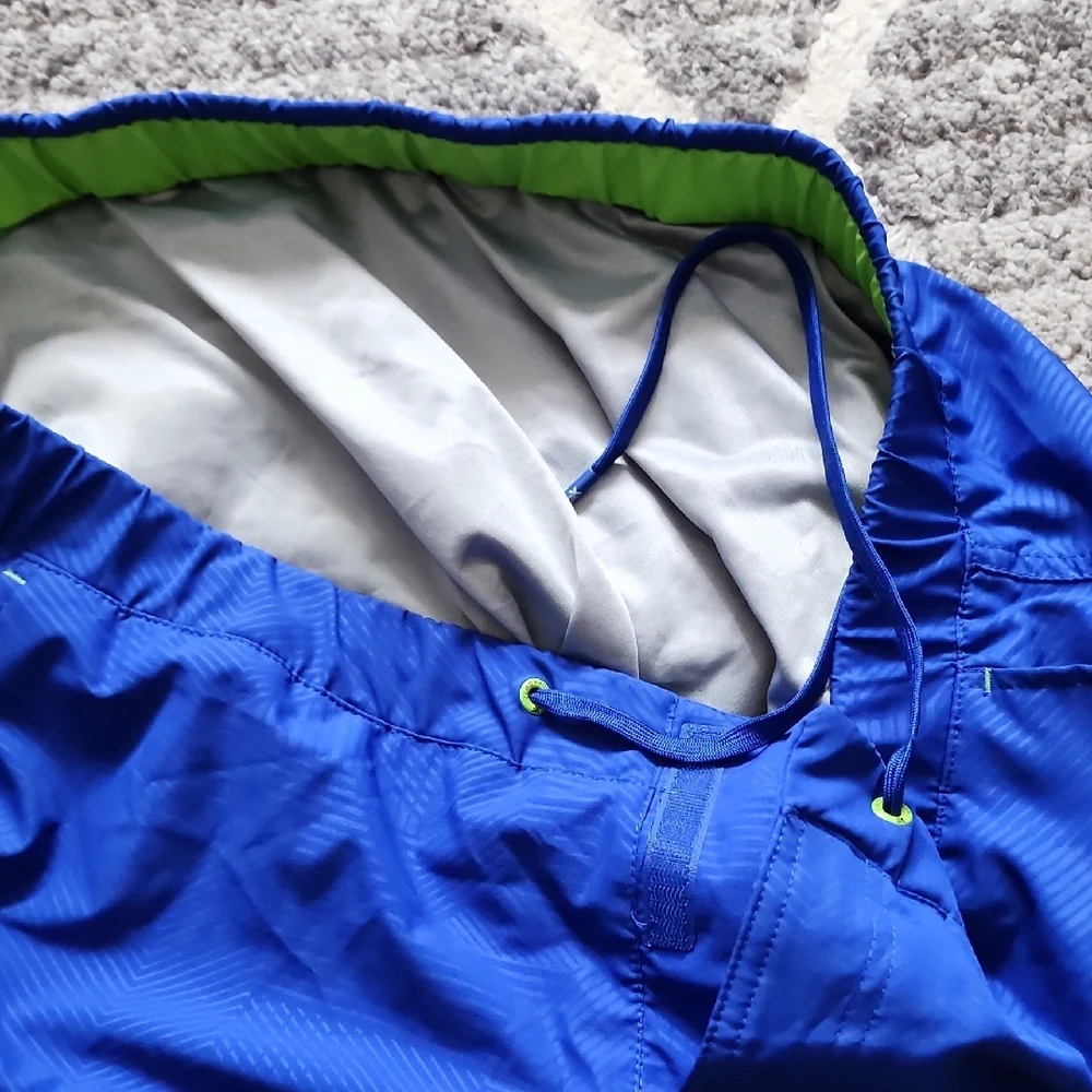 ZeroXposur Green and Blue Swim Trunks with Quick-Dry Fabric - Picture 5 of 5